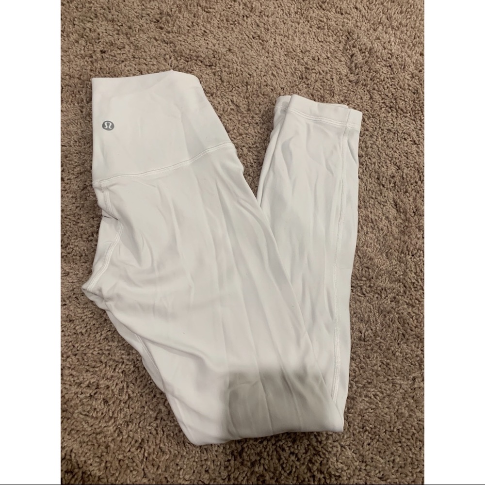 Lululemon white wonder unders